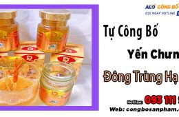 Tự công bố yến chưng đông trùng hạ thảo mới nhất 2022