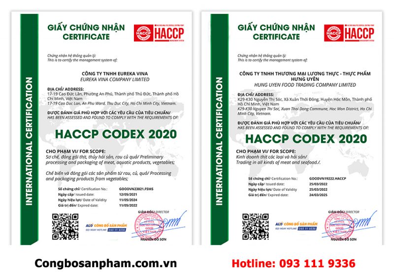 Xin HACCP cho cơ sở kinh doanh trà sữa, giấy phép haccp , giấy phép haccp là gì