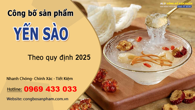 Công bố sản phẩm yến sào