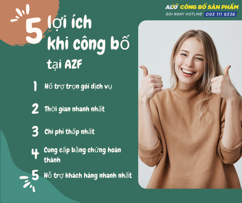 Lợi ích khi công bố chất lượng sản phẩm tại congbosanpham.com.vn