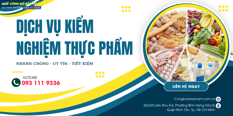 Dịch vụ kiểm nghiệm thực phẩm uy tín và nhanh chóng