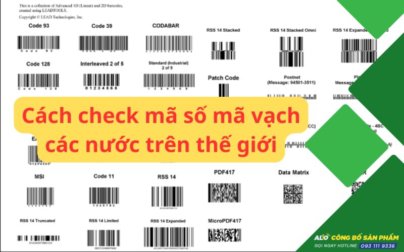 Check mã số mã vạch các nước trên thế giới như thế nào?