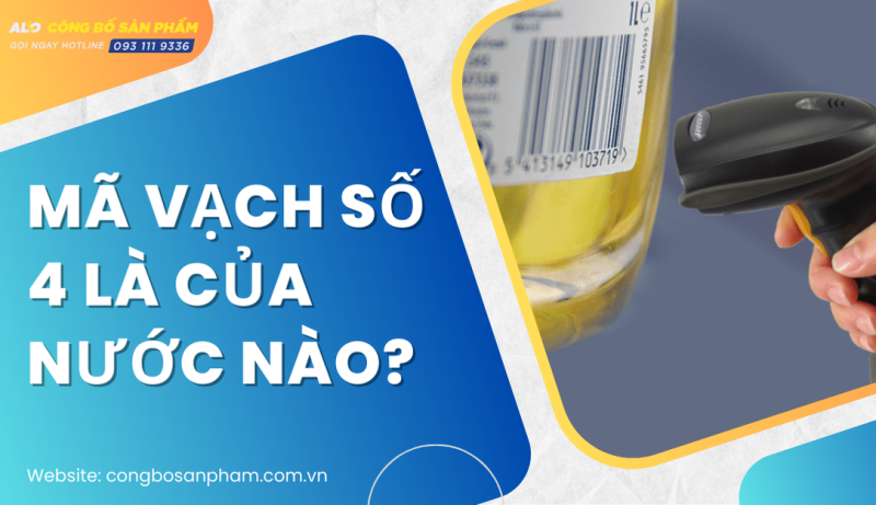 Mã vạch số 4 là của nước nào?