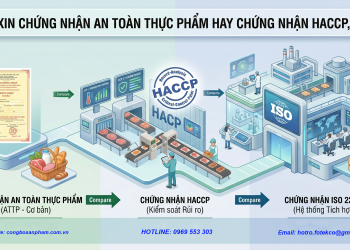 Nên xin chứng nhận an toàn thực phẩm hay chứng nhận HACCP, ISO?